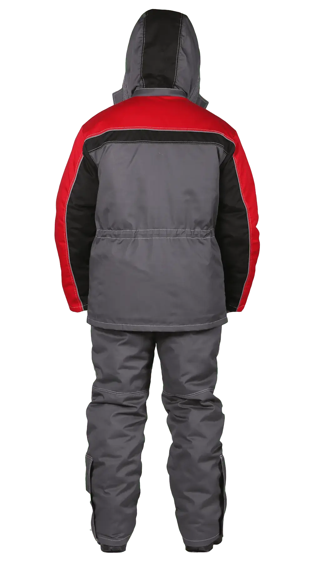 Костюм рабочий мужской утепленный зимний RONTA KS581 темно-серый, красный, черный