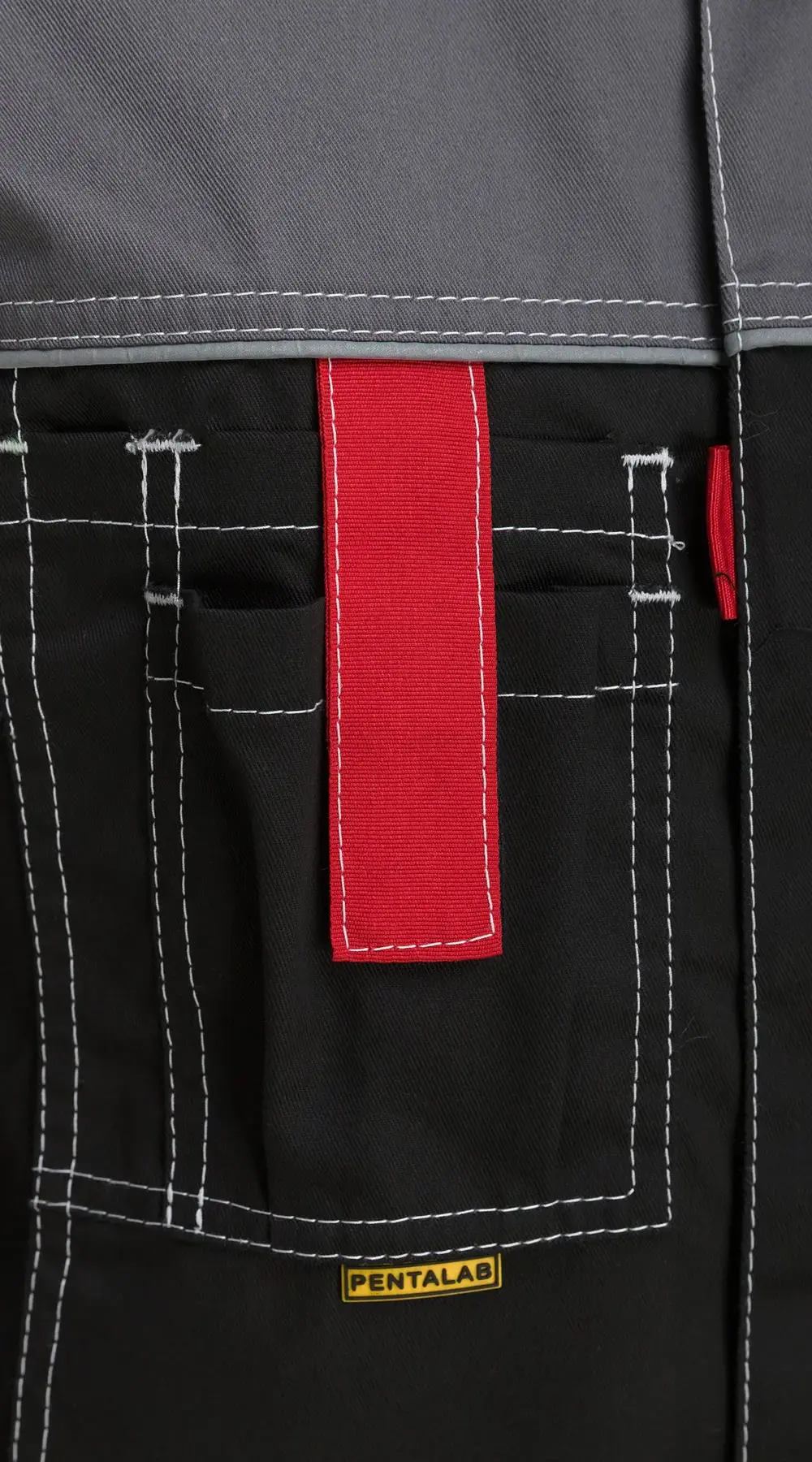 Костюм рабочий мужской летний RONTA KS212 с полукомбинезоном черный, темно-серый