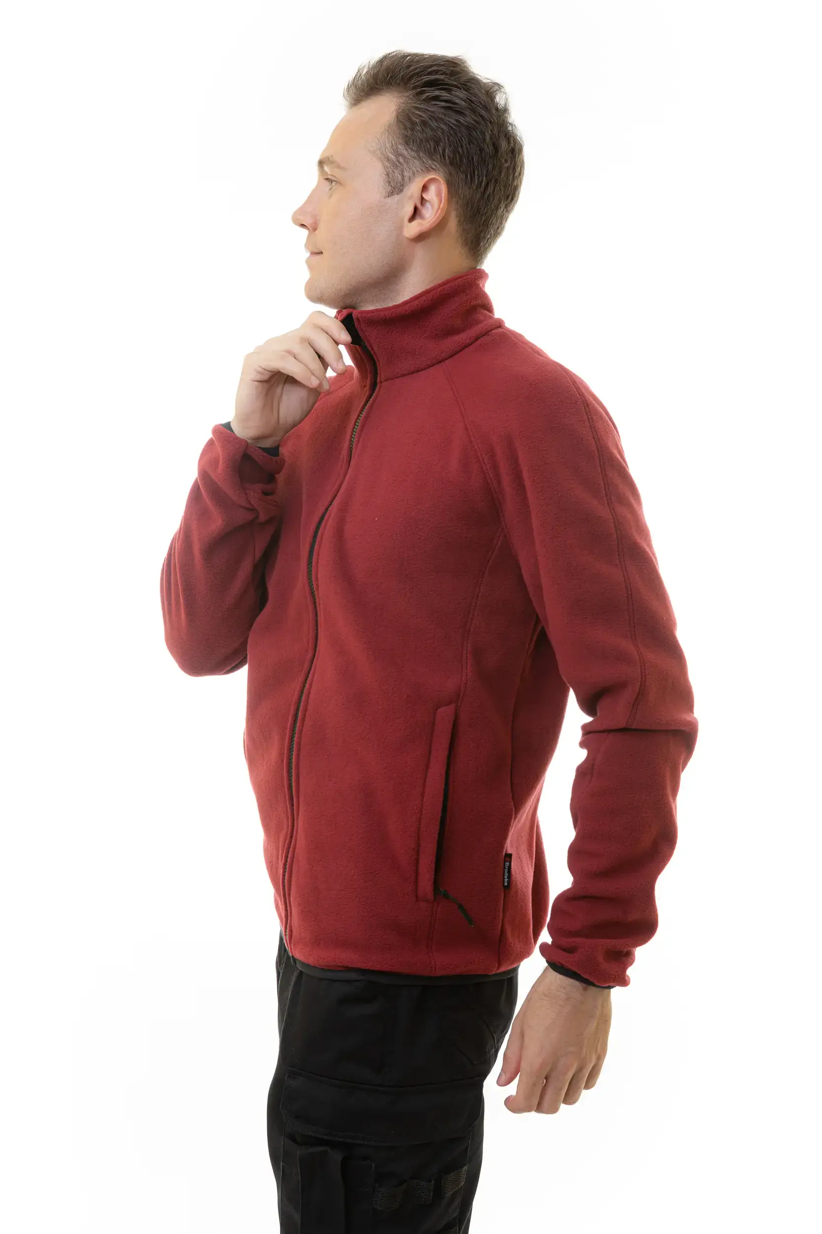 Толстовка флисовая BRODEKS KS211, бордо Толстовка флисовая BRODEKS KS211, бордо