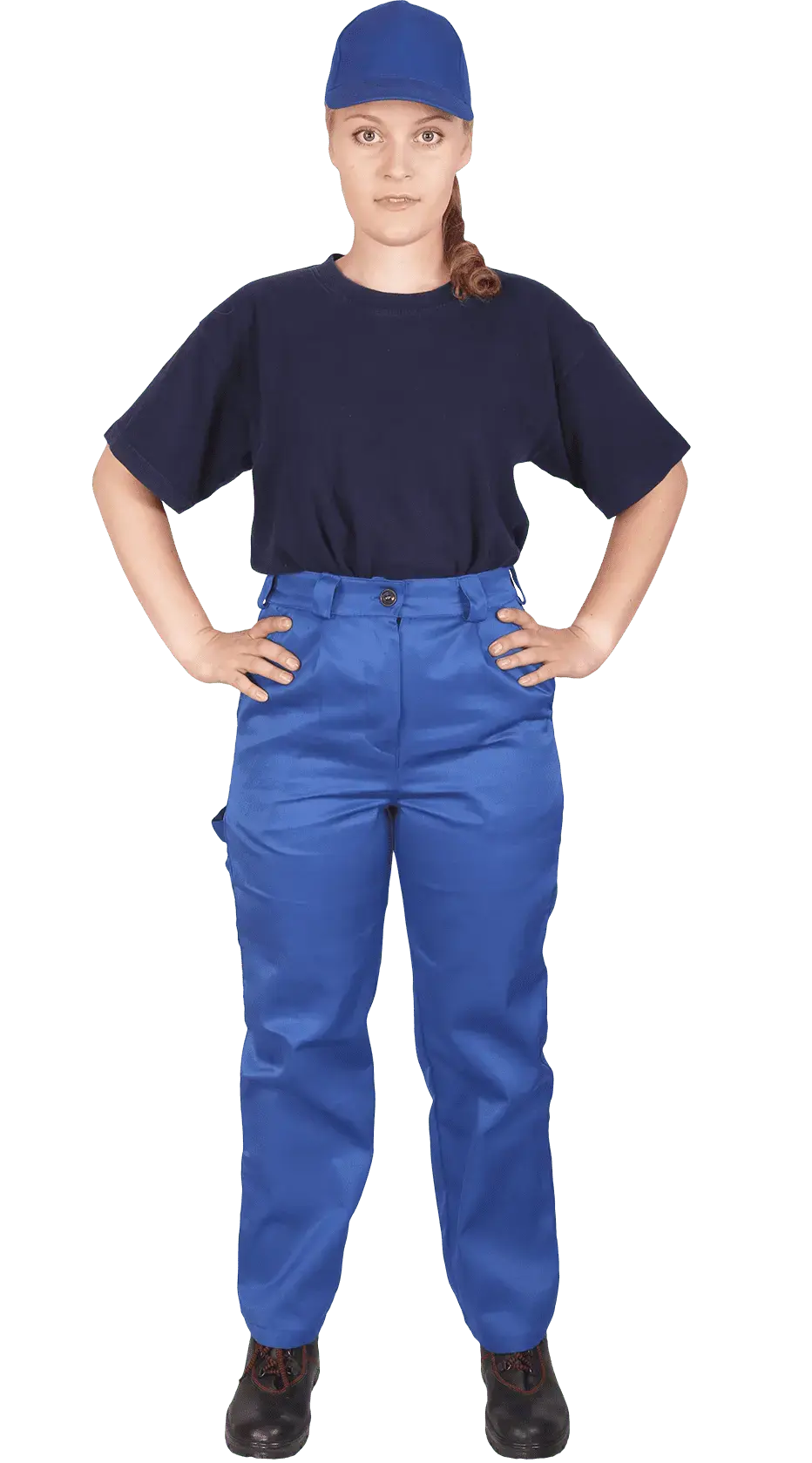 Костюм рабочий женский летний RONTA KS625 васильковый, темно-синий