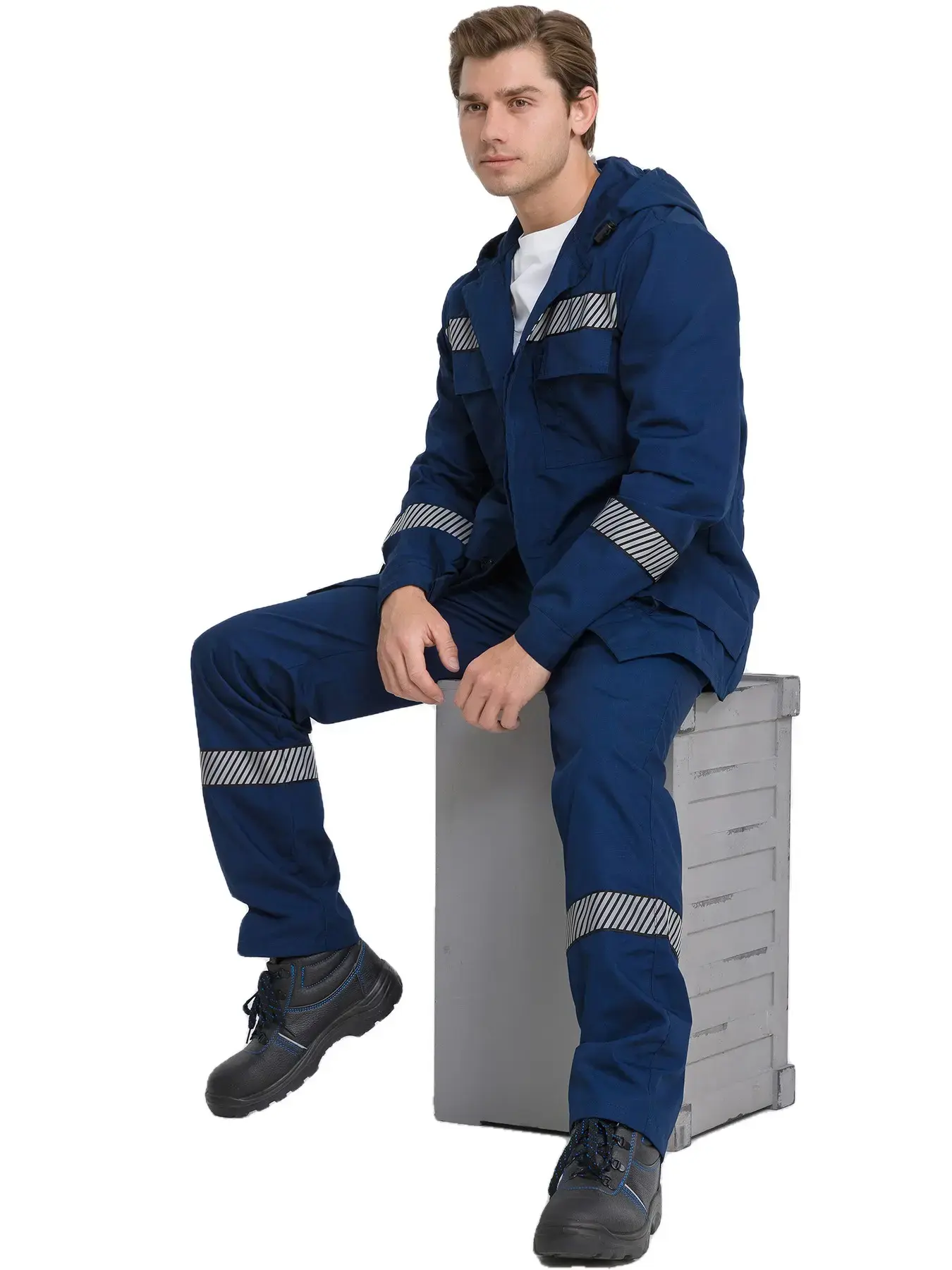 Костюм рабочий мужской летний RONTA KS285 темно-синий