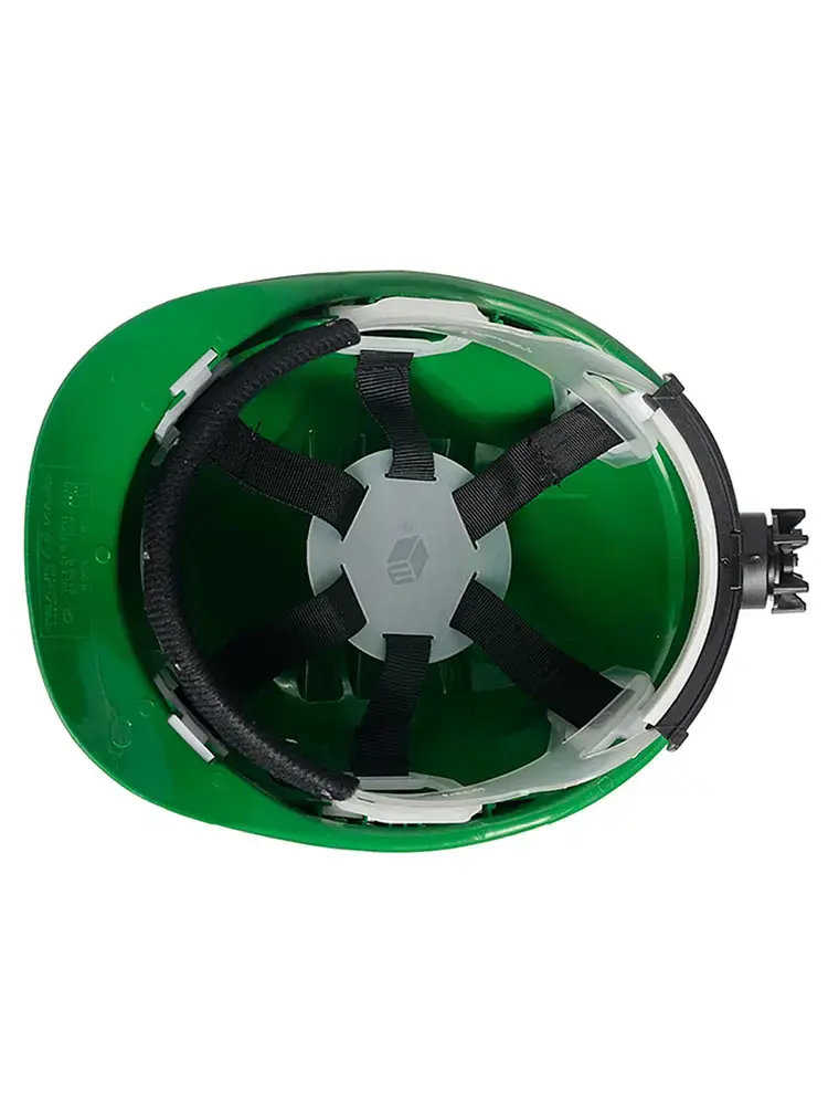 Каска защитная "ЕВРОПА-ЛЮКС" зеленая