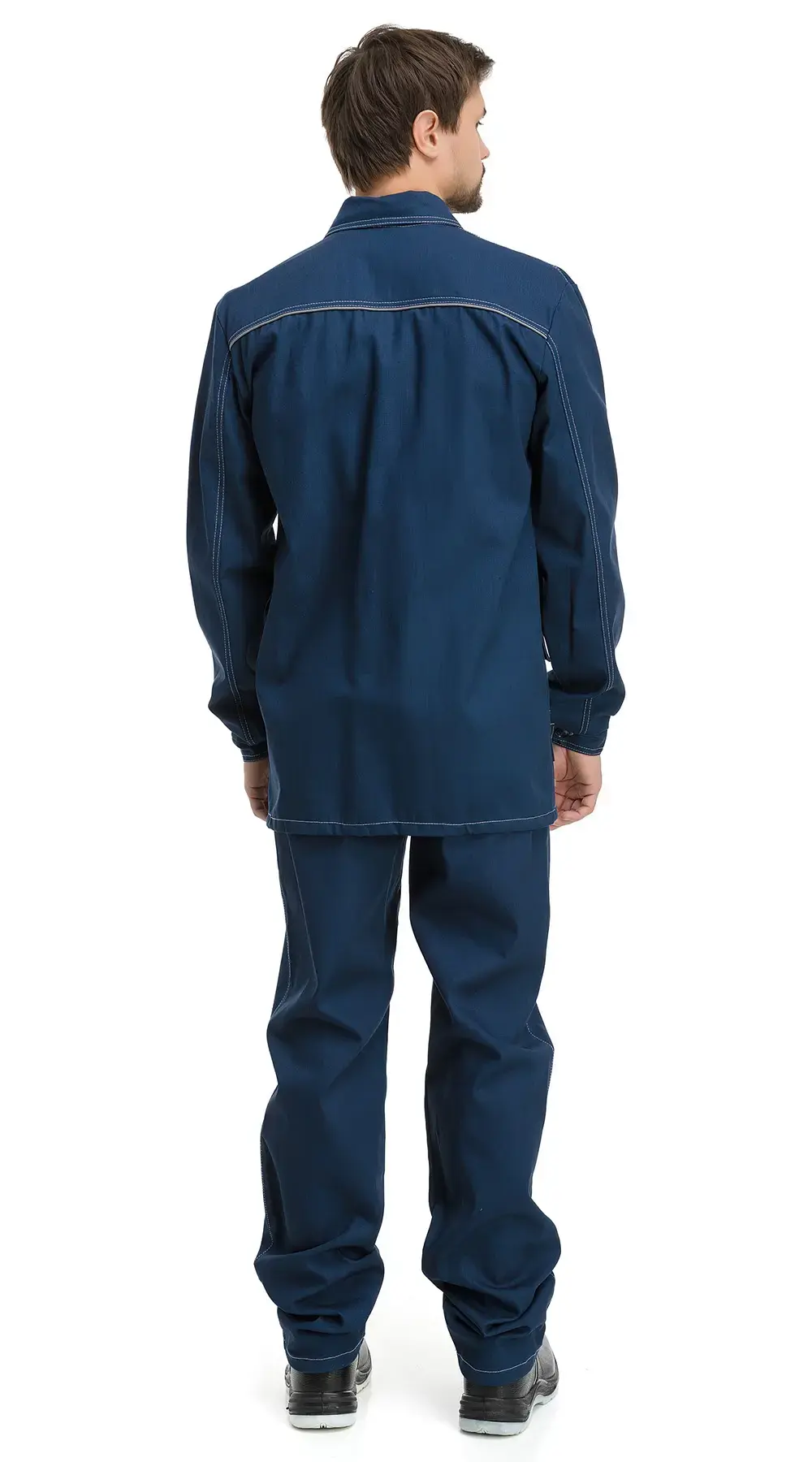 Костюм рабочий мужской летний RONTA KS332 с брюками темно-синий