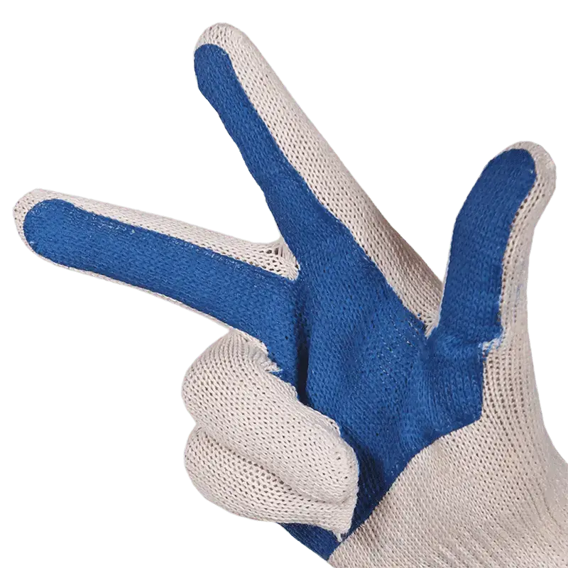 Перчатки трикотажные с ПВХ (накатка)