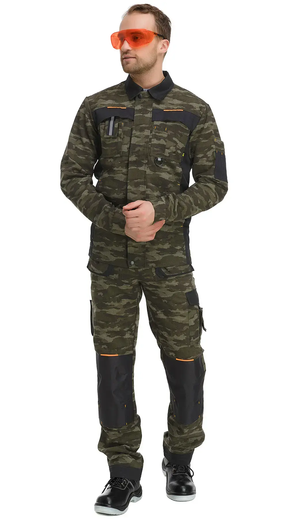 Костюм рабочий мужской летний RONTA KS803 с брюками камуфляжный