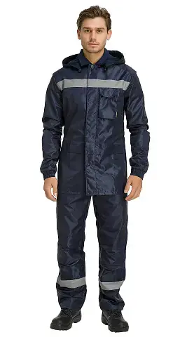 Костюм нефтяника рабочий летний защитный RONTA KS502 Нефть-Антистат темно-синий