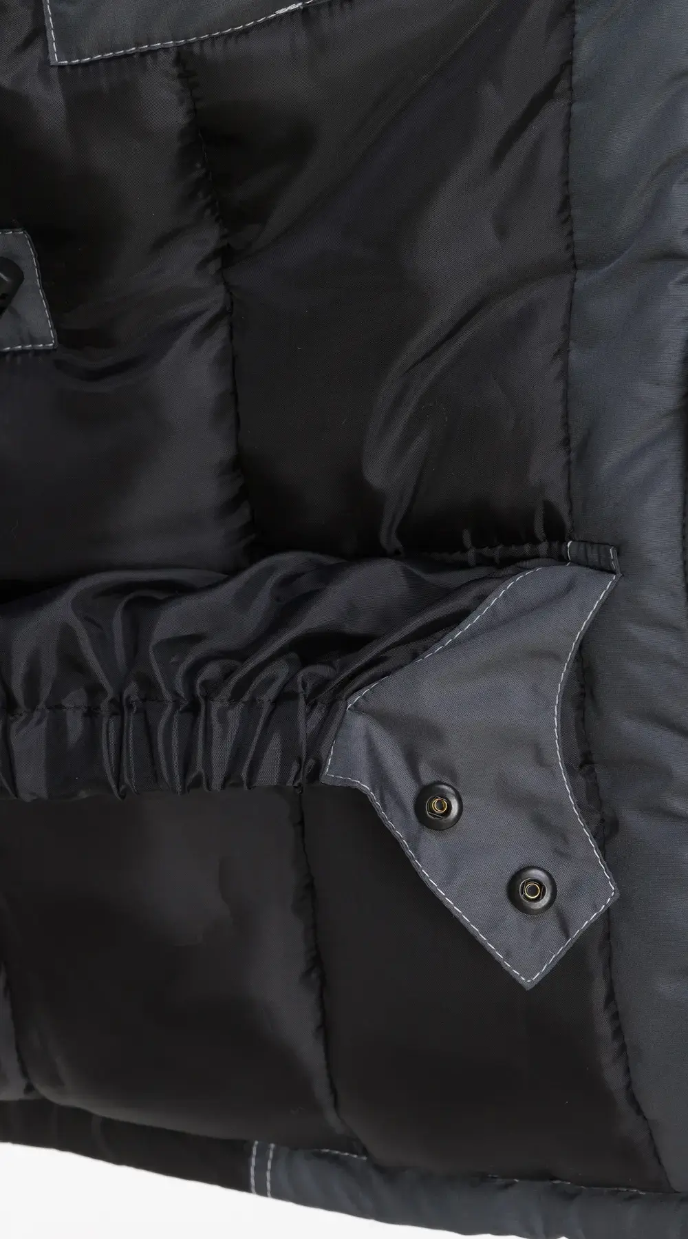 Куртка рабочая мужская зимняя утепленная RONTA KR930 темно-серая, черная, светло-серая