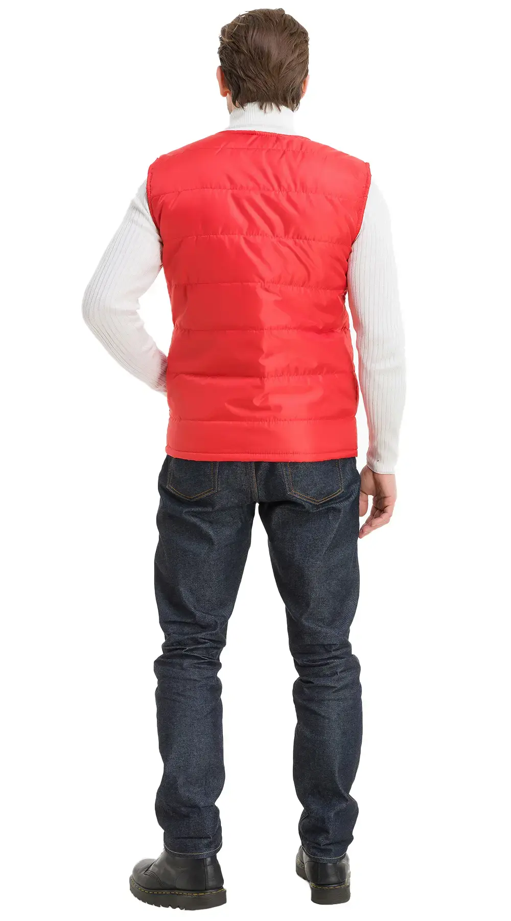 Жилет рабочий мужской утепленный зимний RONTA JT1003 красный
