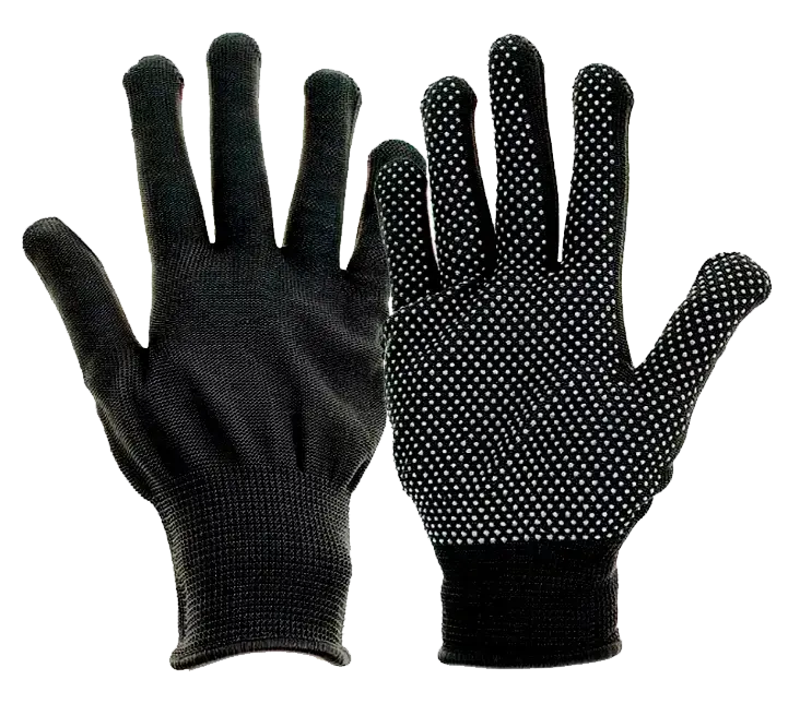 Перчатки нейлоновые с ПВХ