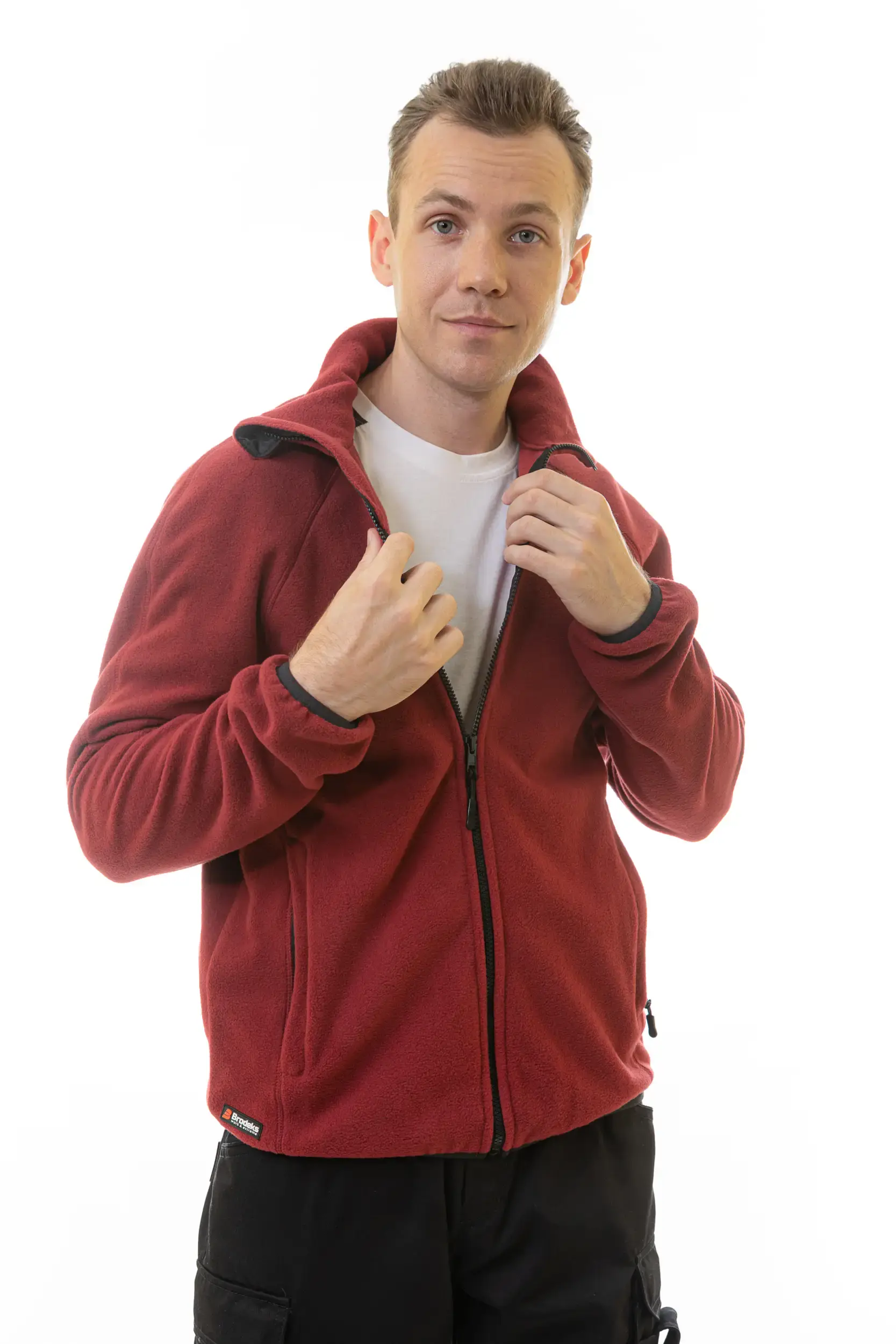 Толстовка флисовая BRODEKS KS211, бордо Толстовка флисовая BRODEKS KS211, бордо