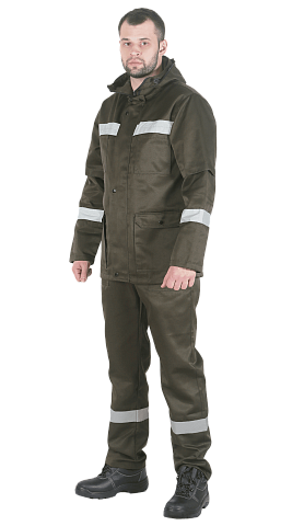 Костюм рабочий мужской летний RONTA KS285 темно-зеленый