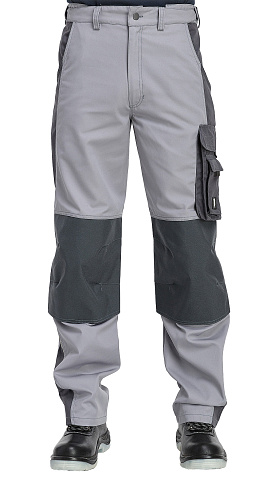 Брюки рабочие мужские летние RONTA BR2020 светло-серые, темно-серые