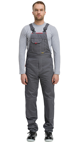 Полукомбинезон рабочий мужской летний RONTA PL3099 серый