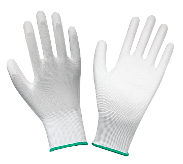 Перчатки нейлоновые с полиуретановым покрытием 