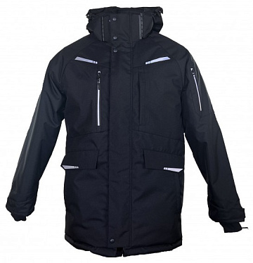 Зимняя куртка-парка BRODEKS KW215, черный