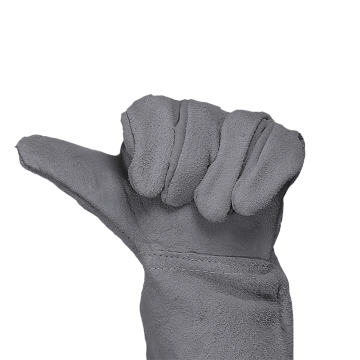 Краги спилковые пятипалые