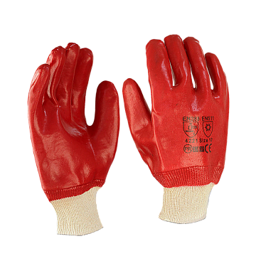 Маслобензостойкие перчатки ПВХ "Гранат"