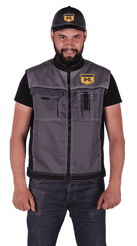 Жилет и кепка курьера "IML"
