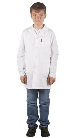 Халат "Стажер" белый