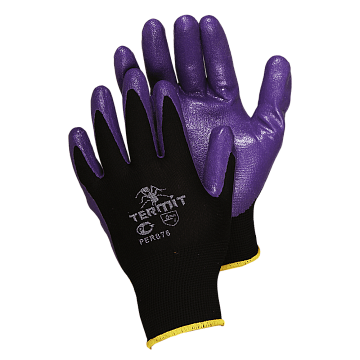 Перчатки нейлоновые со вспененным нитриловым покрытием