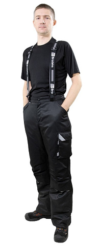 Зимние брюки BRODEKS KW304, черный