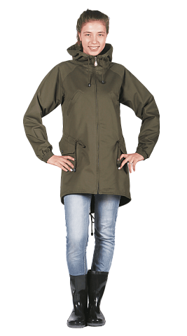Куртка женская Парка (хаки, 100% хб) 