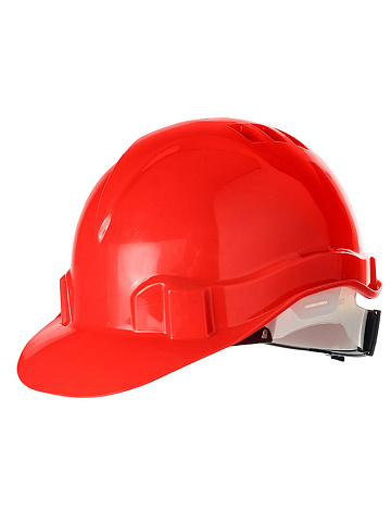 Каска защитная "ЕВРОПА-ЛЮКС" красная