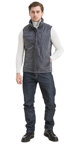 Жилет рабочий мужской утепленный зимний RONTA JT1001 серый