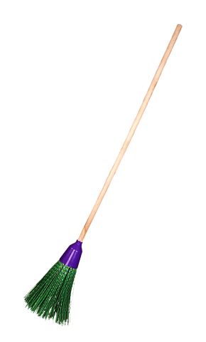 Метла пластиковая круглая