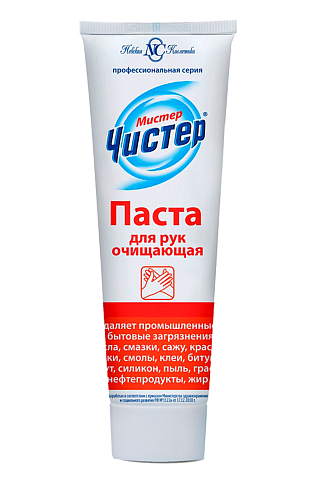 Паста очищающая для мытья сильнозагрязненных рук "Мистер Чистер" Паста очищающая для мытья сильнозагрязненных рук "Мистер Чистер"
