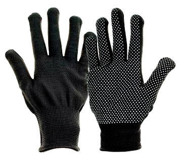Перчатки нейлоновые с ПВХ