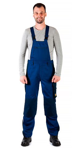 Полукомбинезон рабочий мужской летний RONTA PL2020 синий, темно-синий