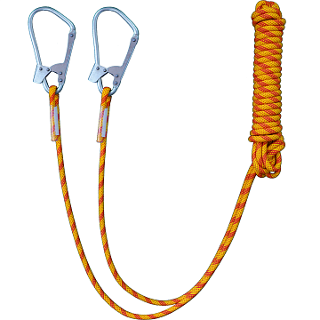 Строп из каната 10 м, с 2-мя большими монтажными карабинами