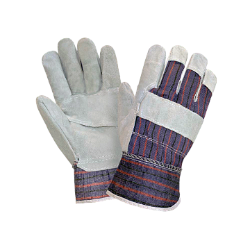 Перчатки спилковые комбинированные 