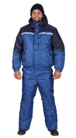 Костюм "Стим" (василек/т.синий)