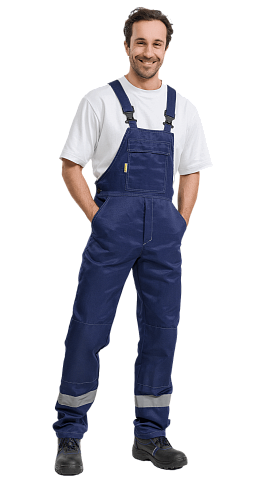 Полукомбинезон рабочий мужской летний RONTA PL504 синий