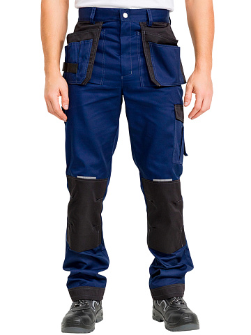Брюки рабочие мужские летние RONTA BR204 темно-синие, черные