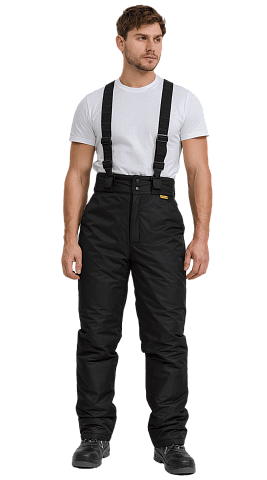 Брюки рабочие мужские утепленные RONTA BR930 MEMBRANE черные