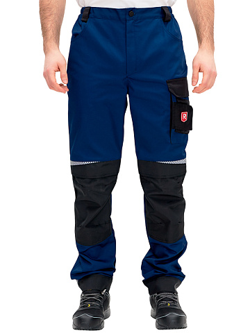 Брюки рабочие мужские летние RONTA BR271 темно-синие, черные