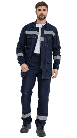 Костюм рабочий мужской летний RONTA KS332 темно-синий