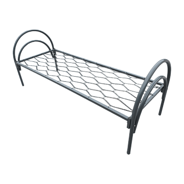 Кровать металлическая одноярусная 