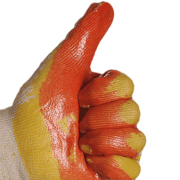 Перчатки трикотажные с двойным латексным покрытием