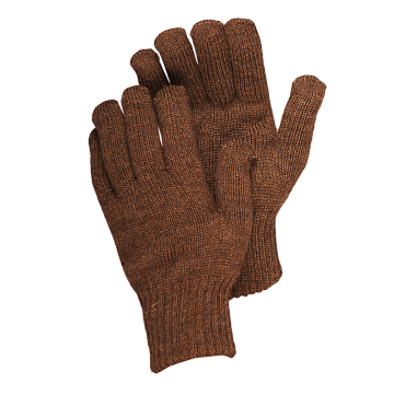 Перчатки полушерстяные двойной вязки "Лама"